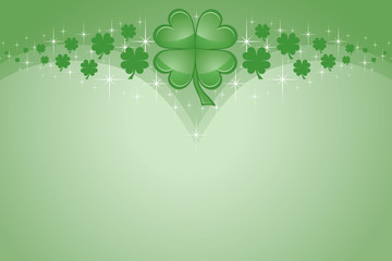 St. Patrick’s Day Card With Shamrocks