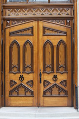 Ornate Wooden Doors