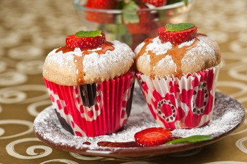 Strawberry muffins