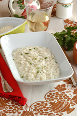 Rice with parsley