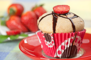 Strawberry muffin