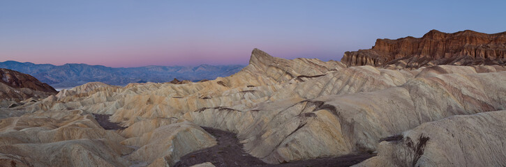 Fototapeta na wymiar Zabriskie Point in Death Valley National Park, California, USA.