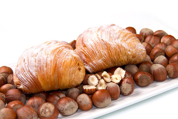 sfogliatelle alle nocciole