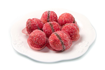 pasticcini frutta e cioccolato