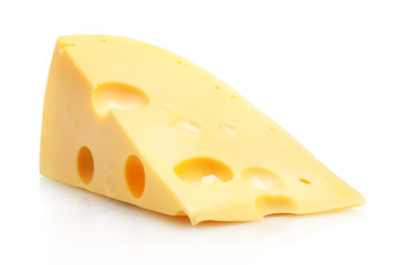 Сheese isolated on white