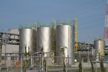 Oil refinery in Japan