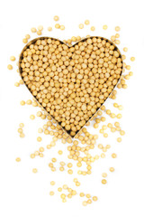 Soy in heart shape