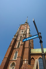 Obraz premium Johanniskathedrale - Dominsel - Breslau - Polen