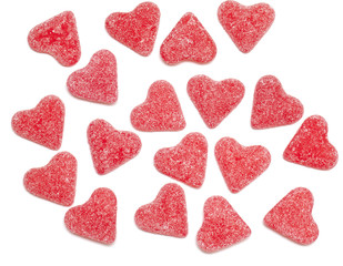 heart-shaped candies