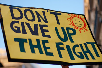 Don't give up the fight