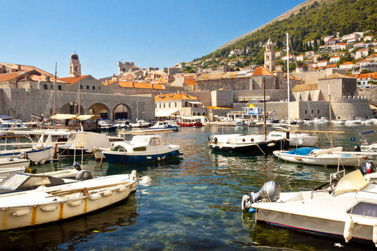 Dubrovnik UNESCO town.