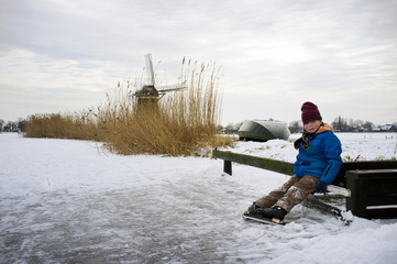 Resting on a jetty