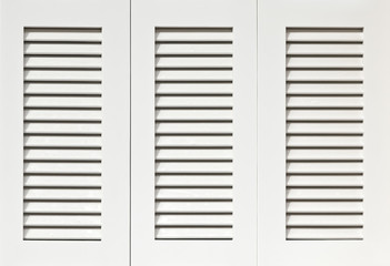 White shutters