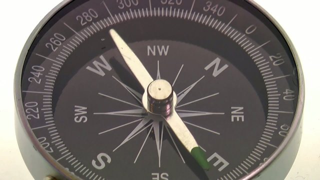 compass pointing southeast