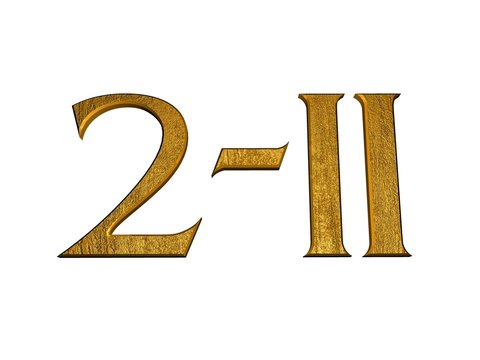 3d golden normal numbers and with Roman numeral