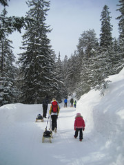 Winter in Tirol, Österreich