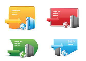 Fototapeta premium Collection of Labels