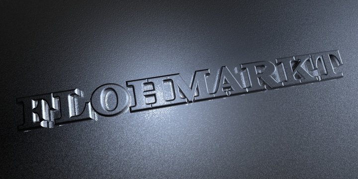 3D Stempel - FLOHMARKT