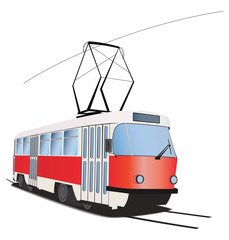 Classic Czech tram