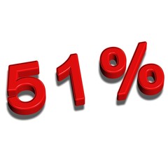 3d font 51%