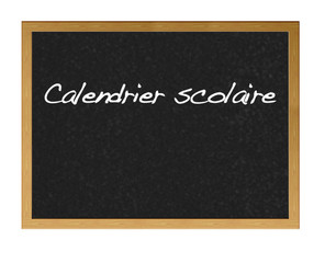 Fototapeta premium School calendar.