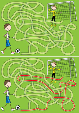 Football maze