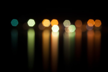 defocused lights