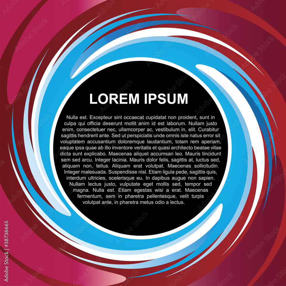 Poster Vector Abstract Background with color swirl