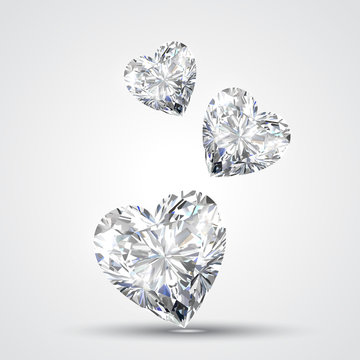 diamond shape heart