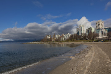 English bay beach in Vancouver, Canada