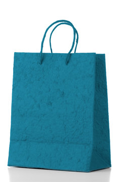 Blue  Paper Bag