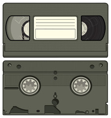 Fototapeta premium Vector VHS Video Tape