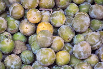 Mercato di Vence, Provenza - prugne regina giovanna