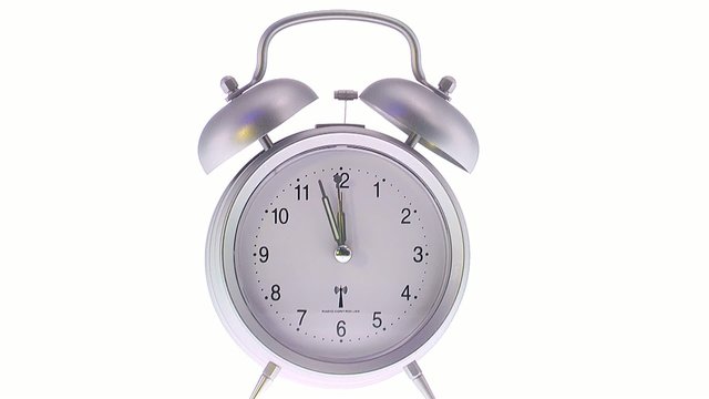 alarm clock ringing