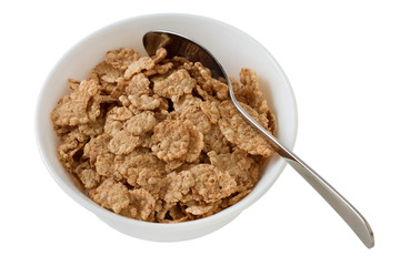 cereals in the bowl
