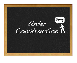 Fototapeta premium Under construction.