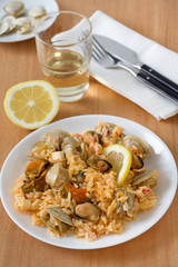 rice with seafood