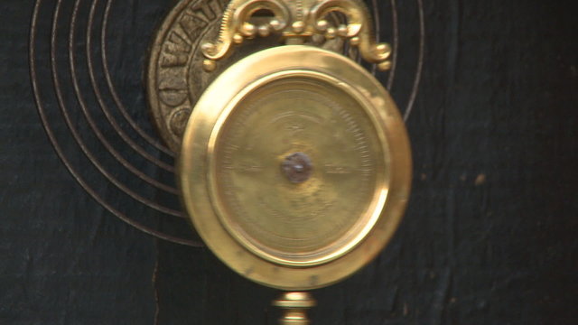 Clock pendulum time concept