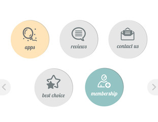simple icons for web