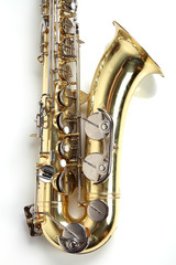 Teil eines Saxophons