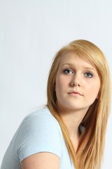 Fototapeta premium Beautiful young Blond