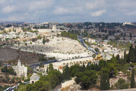 Majestic ancient Jerusalem.