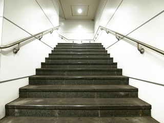 Staircase in underground passage