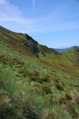 Fototapeta premium crêtes en Auvergne.