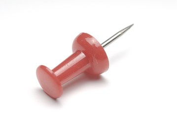 Pincho sujeta papeles rojo