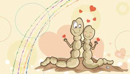 worms in love