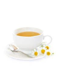 Cup of a chamomile tea