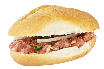 Roll with minced pork