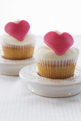 St. Valentine vanilla cupcakes