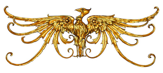 Golden Eagle - emblem - a heraldic sign